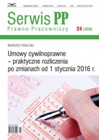 Serwis Prawno-Pracowniczy 24 (1016)/2015. - okładka książki