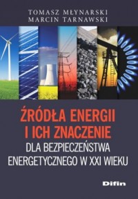 Źródła energii i ich znaczenie - okładka książki