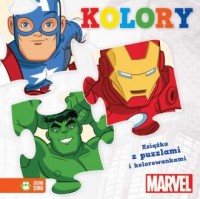 Avengers z puzzlami. Kolory - okładka książki