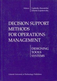 Decision support methods for operations - okładka książki