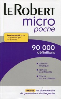 Dictionnaire. Le Robert micro poche. - okładka podręcznika