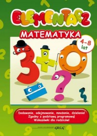 Elementarz - matematyka - okładka książki