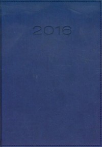 Kalendarz 2016 (B5, niebieski) - okładka książki