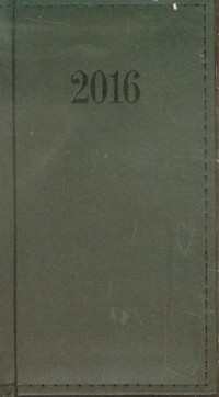 Kalendarz 2016 (kieszonkowy, czarny) - okładka książki