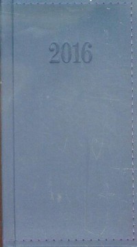 Kalendarz 2016 (kieszonkowy, granatowy) - okładka książki