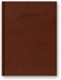 Kalendarz 2016. Vivella (A4, brązowy) - okładka książki