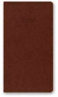 Kalendarz 2016. Vivella brązowy - okładka książki