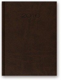 Kalendarz 2016. Vivella ciemnobrązowy - okładka książki