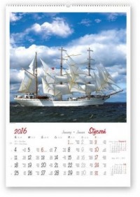 Kalendarz 2016. Żaglowce świata - okładka książki