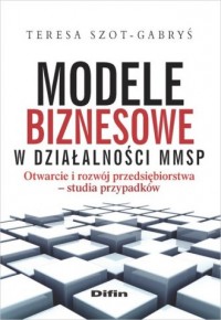 Modele biznesowe w działalności - okładka książki