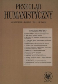 Przegląd humanistyczny 3/2015 - okładka książki