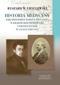 Historia medycyny jako przedmiot - okładka książki