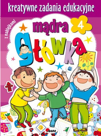 Mądra główka 4. Kreatywne zadania - okładka książki