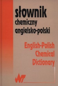 Słownik chemiczny angielsko-polski - okładka podręcznika