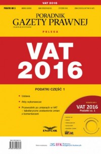 Poradnik Gazety Prawnej. VAT 2016 - okładka książki