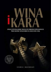 Wina i kara. Społeczeństwa wobec - okładka książki