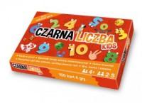 Czarna liczba. Kids - zdjęcie zabawki, gry