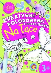 Kreatywne kolorowanki z naklejkami. - okładka książki