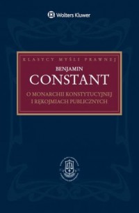 O monarchii konstytucyjnej i rękojmiach - okładka książki