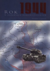 Rok 1944 w badaniach humanistycznych. - okładka książki
