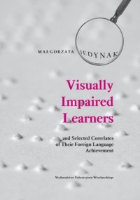 Visually Impaired Learners and - okładka książki