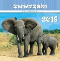 Kalendarz 2016. Zwierzaki - okładka książki