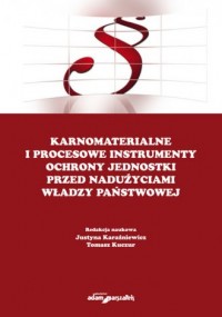 Karnomaterialne i procesowe instrumenty - okładka książki