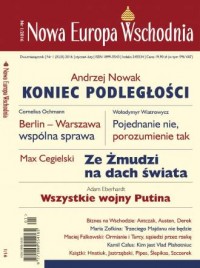 Nowa Europa Wschodnia 1/2016 - okładka książki