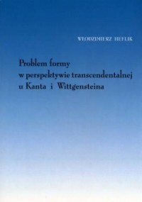 Problem formy w perspektywie transcendentalnej - okładka książki