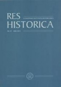 Res Historica. Tom 39 (2015) - okładka książki