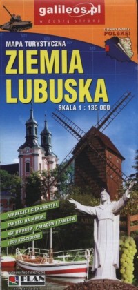 Ziemia Lubuska. Mapa turystyczna - okładka książki
