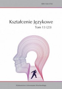 Kształcenie Językowe 13 (23) - okładka książki