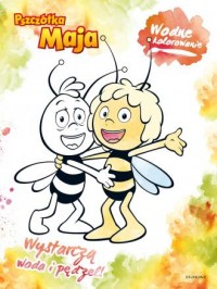 Pszczółka Maja. Wodne kolorowanie - okładka książki