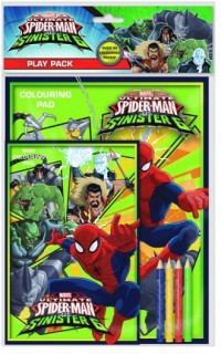 Spiderman 6. 2 kolorowanki (+ kredki) - okładka książki