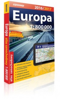 Atlas samochodowy. Europa 2016/2017 - okładka książki