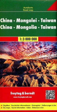 Chiny, Mongolia, Tajwan (skala - okładka książki
