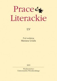 Prace Literackie LV - okładka książki