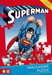 Superman. Naklejkowe puzzle  - okładka książki