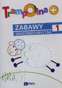 Trampolina + Zabawy grafomotoryczne - okładka podręcznika