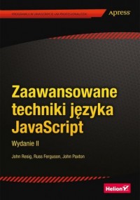 Zaawansowane techniki języka JavaScript - okładka książki