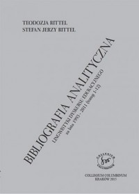 Bibliografia analityczna Lingwistyki - okładka książki