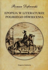 Epopeja w literaturze polskiego - okładka książki