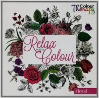 Kolorowanka Relax with colour Floral - okładka książki