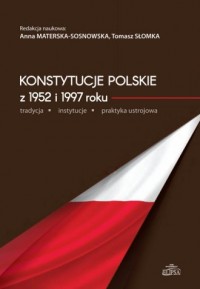 Konstytucje polskie z 1952 i 1997 - okładka książki