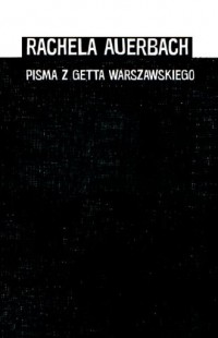 Pisma z getta warszawskiego - okładka książki