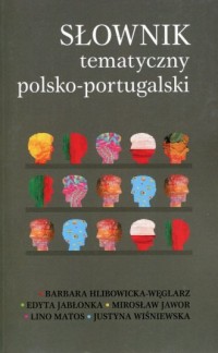 Słownik tematyczny polsko-portugalski - okładka książki