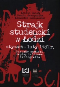 Strajk studencki w Łodzi styczeń - okładka książki