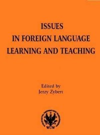 Issues in foreign language learning - okładka książki