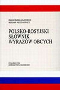 Polsko-Rosyjski słownik wyrazów - okładka książki