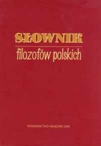 Słownik filozofów polskich - okładka książki